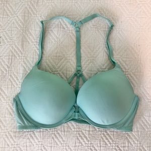 Victoria’s Secret Teal Front Clip Push-Up Bra